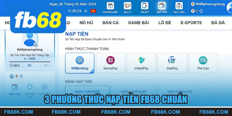 3 phương thức nạp vốn chuẩn chỉnh