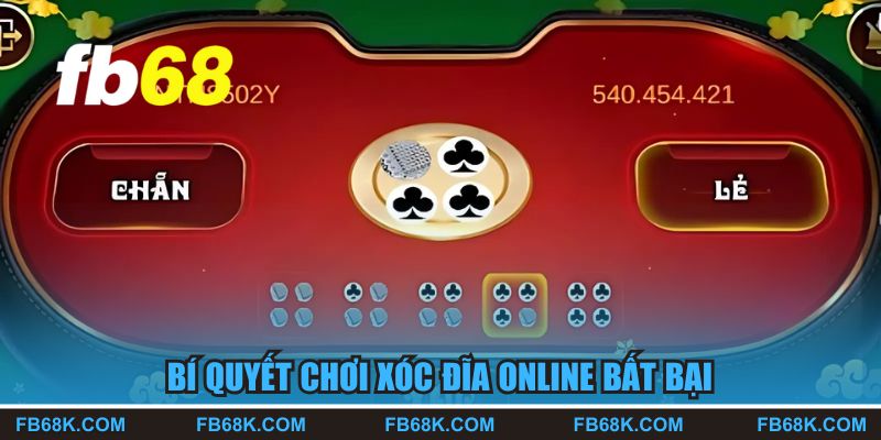 Bí quyết chơi xóc đĩa bất bại